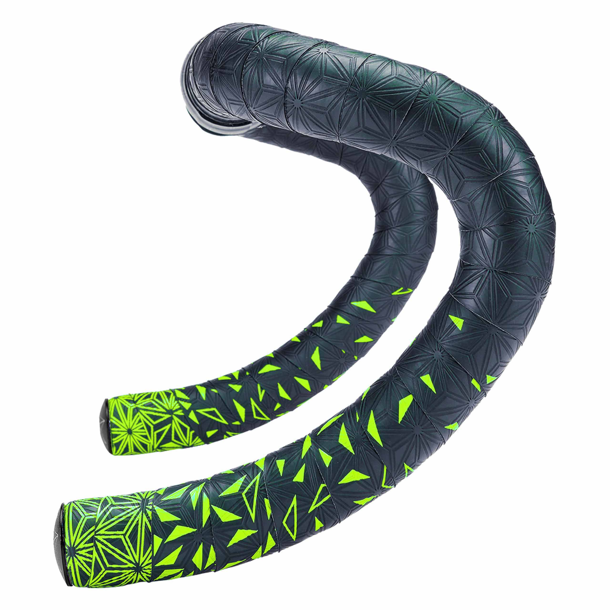 SUPACAZ Super Sticky Kush Handlebar Tape Neon Yello Star Fade / Neon Yellow /